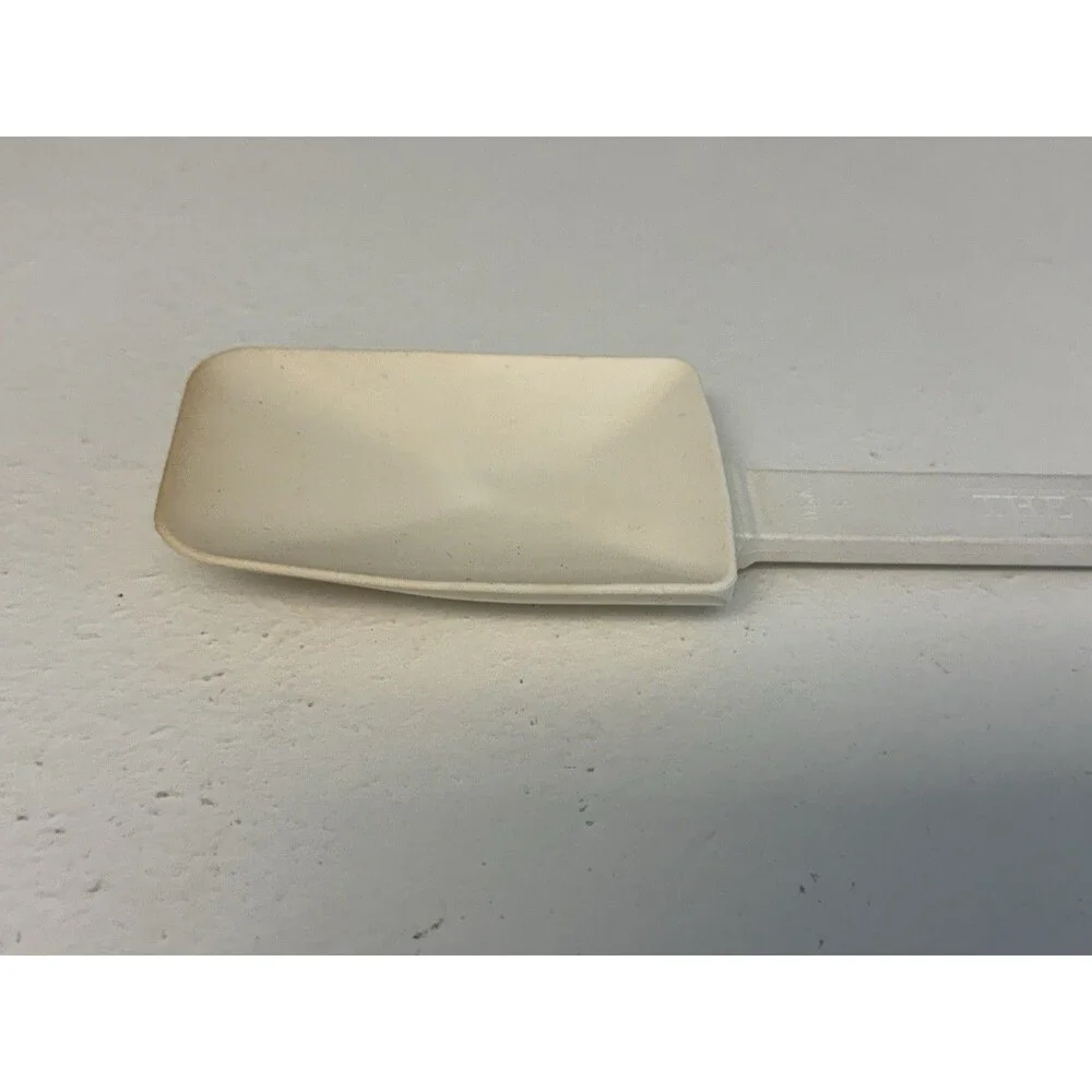 Vintage Pampered Chef White Silicone Mix 'N Scrape Spatula Spoonula USA Made